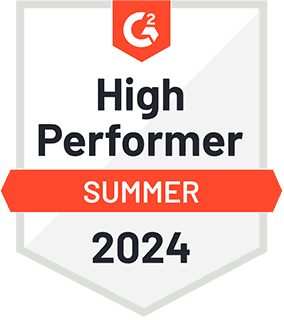 Adestra High Performer Summer 2024 G2 Badge