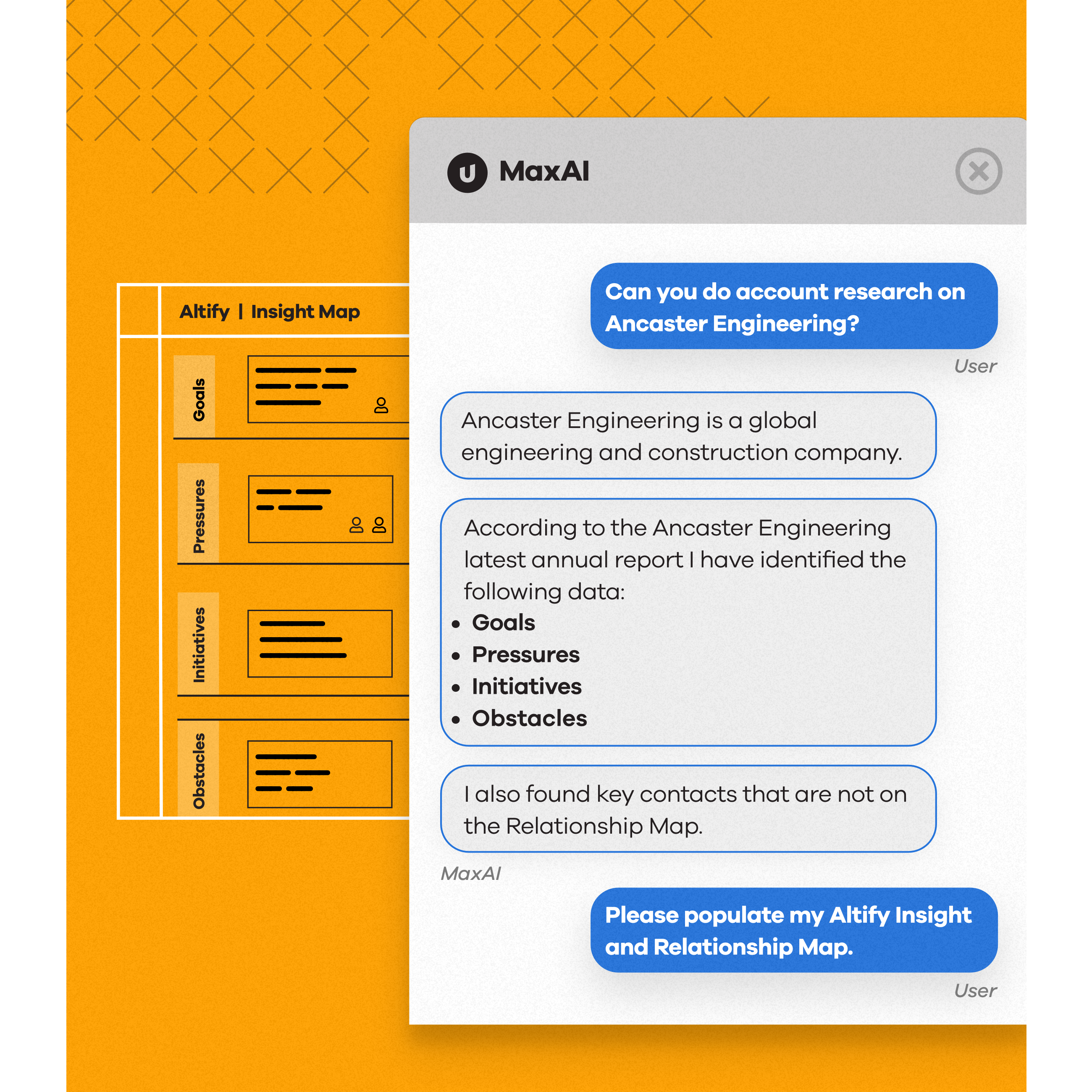 MaxAI for business insights