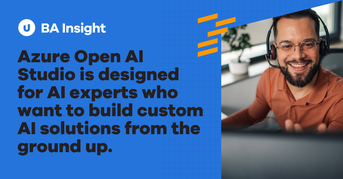 ba insight azure open AI studio