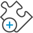 icon showing a puzzle piece