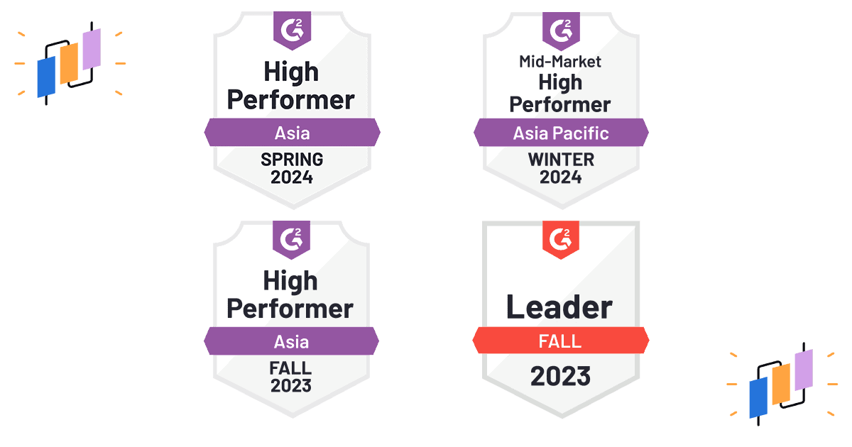 Comsci 2024 and 2023 G2 Badges