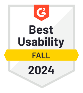 Best Usability Fall 2024 G2 Award InterFAX Badge