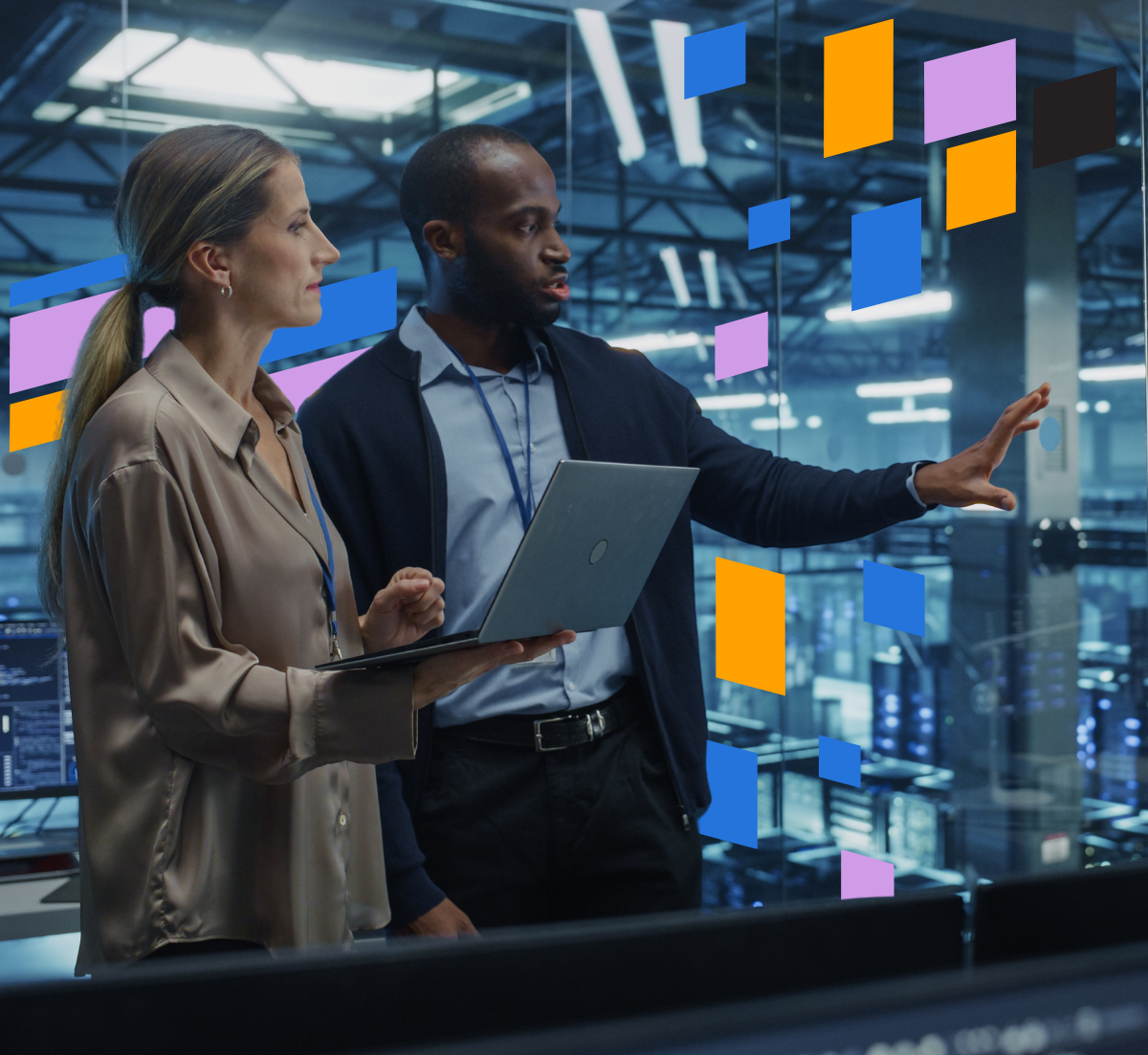 enterprise coworkers discuss scaling operations