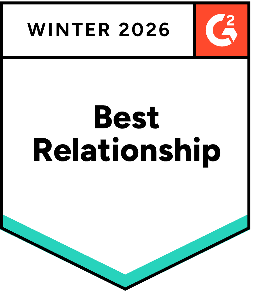 InterFAX Best Relationship, Winter 2026 g2 Badge