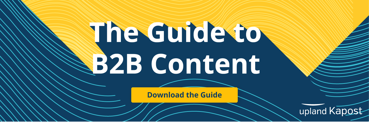 Guide to B2B Content