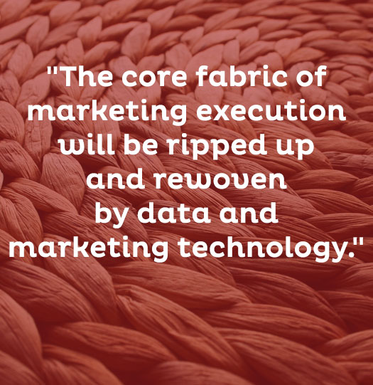 marketing rewoven by data and technology
