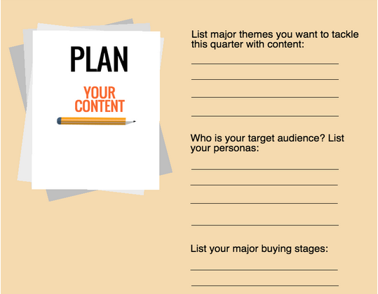 plan your content template
