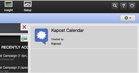 Kapost Calendar