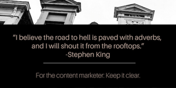 stephen king content advice