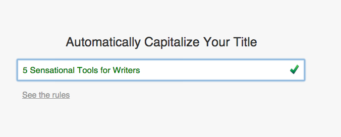 Capitalize your titles the right way at TitleCapitalization.com