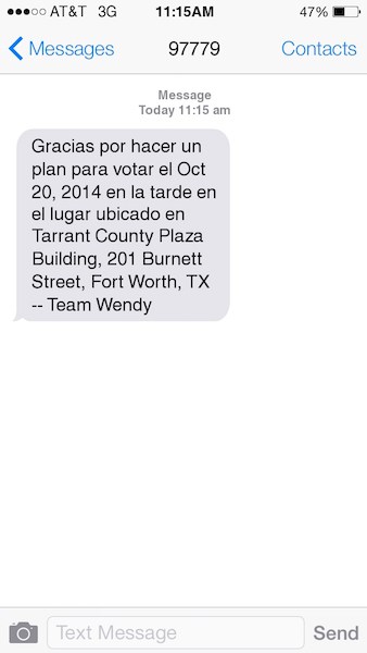 spanish wendy text
