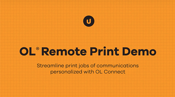 OL Remote Print Video