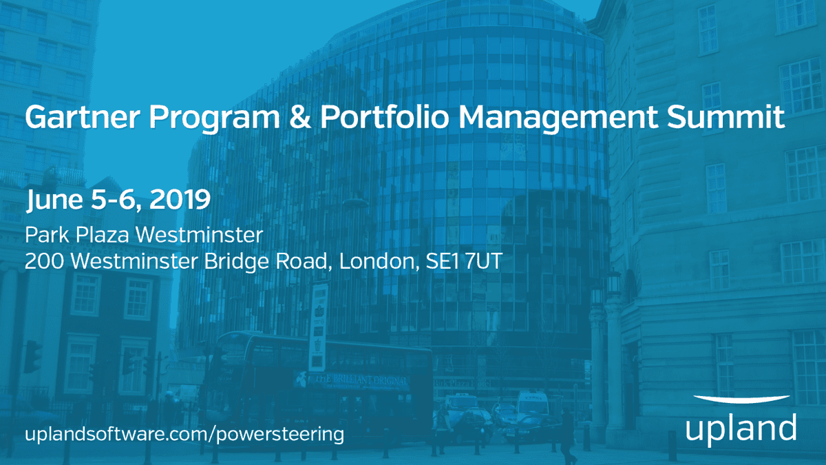Gartner Program & Portfolio Management Summit 2019 (Europe) PowerSteering