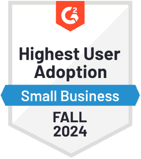 Highest User Adoption Small Business Fall 2024 PSA G2 Badge