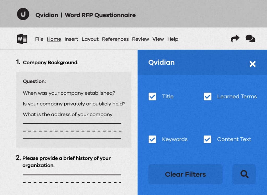 qvidian word screenshot