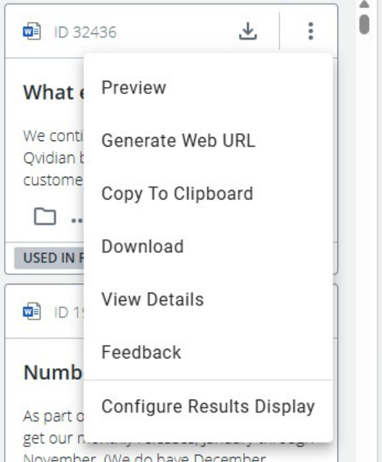 Multiple ways to use content