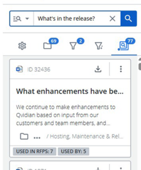 Embed Qvidian content library