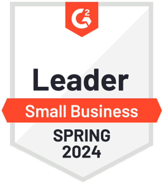 Qvidian Leader Small Business Spring 2024 G2 Badge