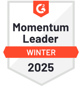 Momentum Leader Winter G2 Award Badge