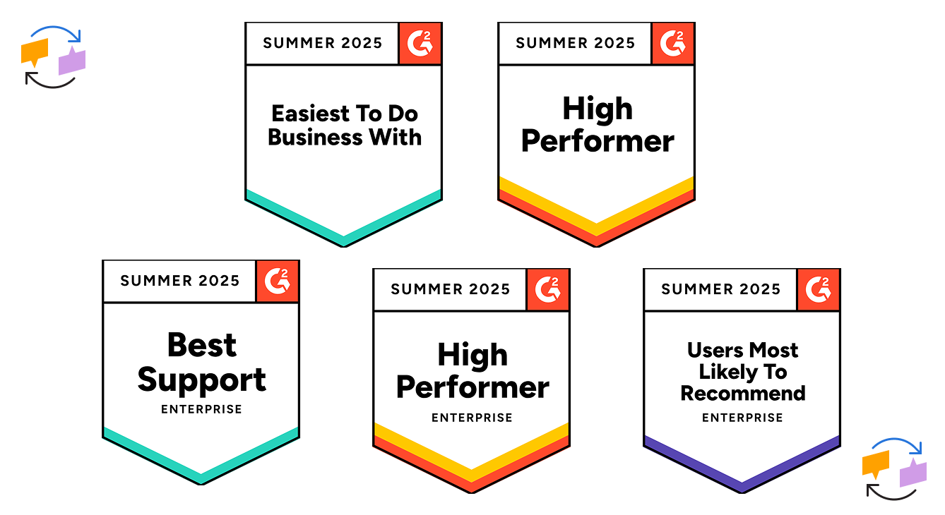 RightAnswers Summer 2025 G2 Badges