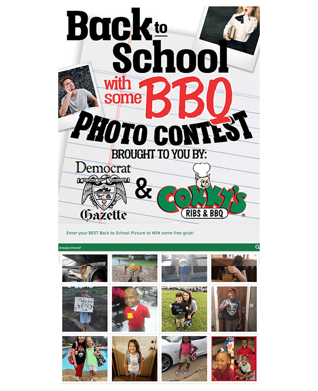 Arkansas Democrat-Gazette Back to School BBQ Photo contest