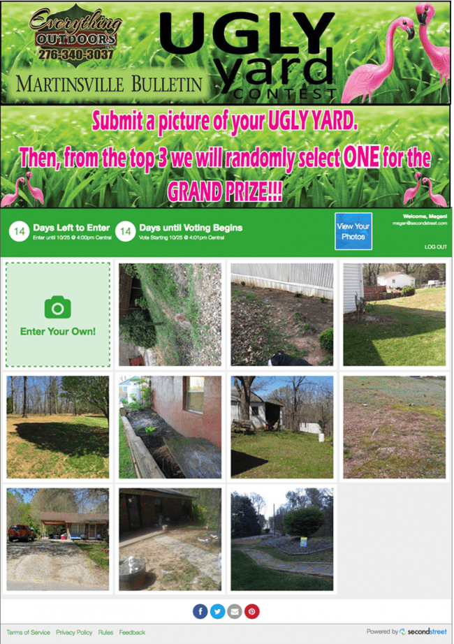 March Yard Makeover Photo Contest