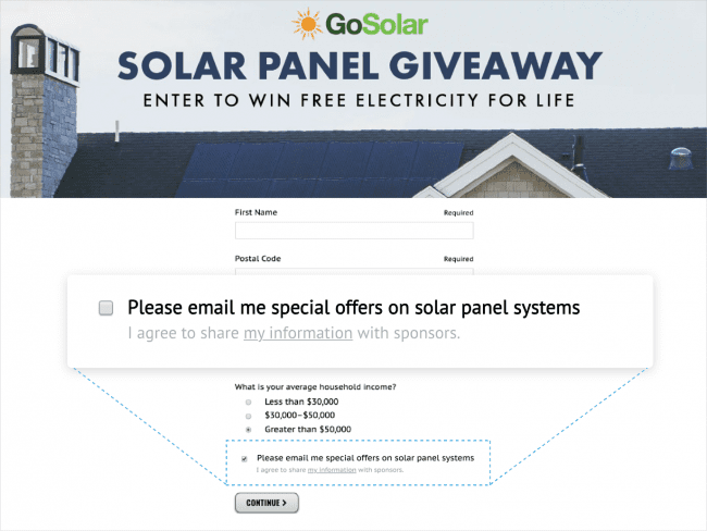 Solar Panel Giveaway - Notify and Share