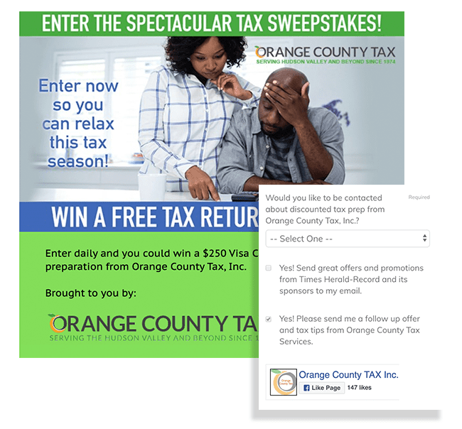  Spectacular Tax Sweepstakes Times Herald-Record