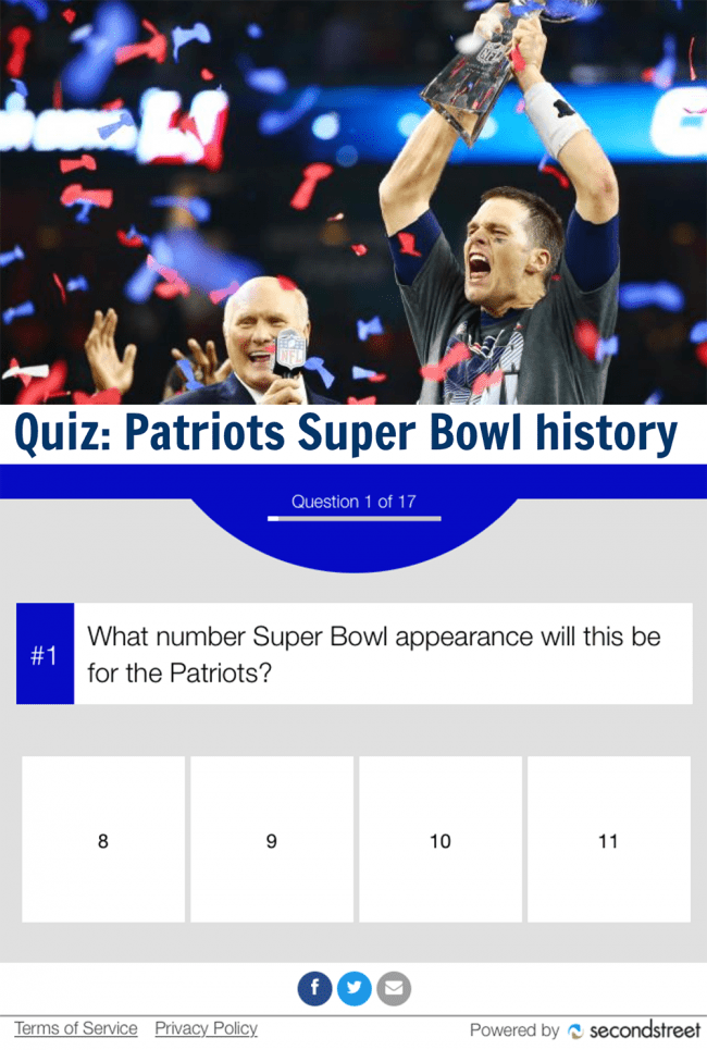 WEEI patriots quiz