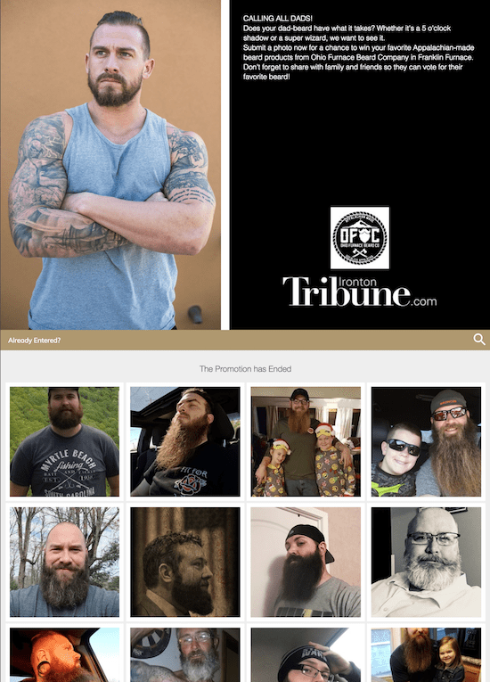 beard photo contest