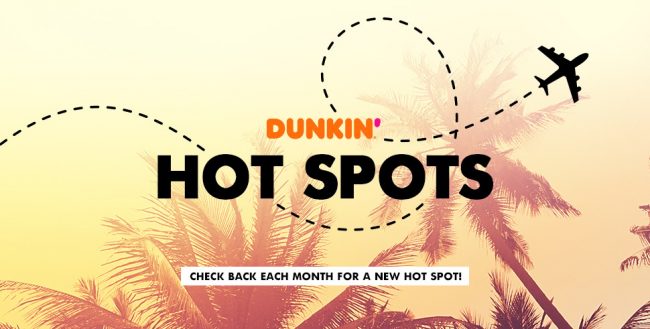dunkin hot spots hot 96.9
