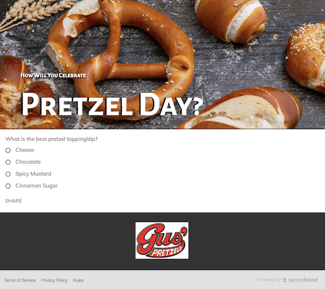 pretzel poll