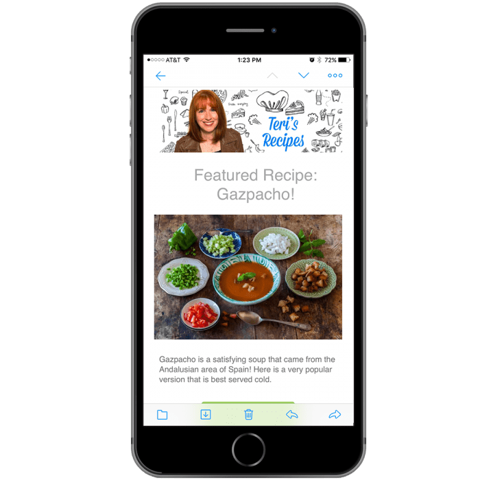 Run Food-Themed Newsletters