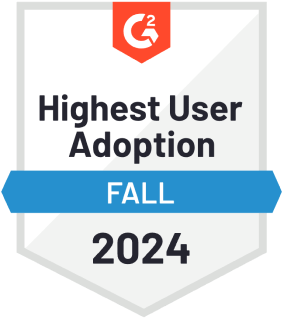 User Adoption G2 Award Badge