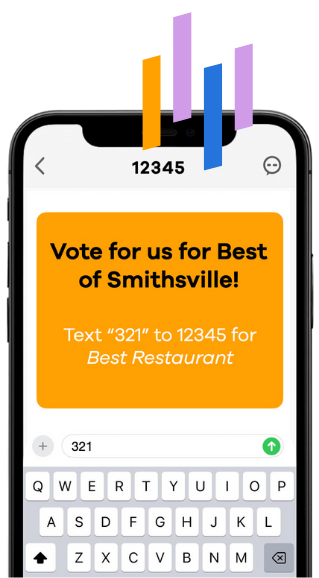 Second Street, Text to Vote feature