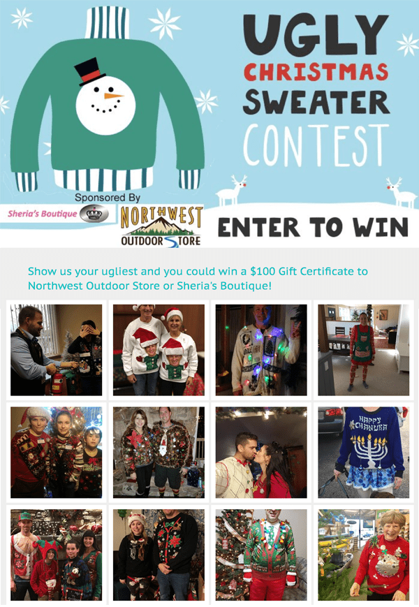 Photo Contest for Ugly Sweater Day
