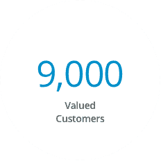 Icon 9,000 Valued Customers