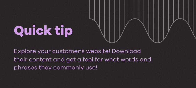 Improving your RFP Response Win Rate - Explore your customer's website.