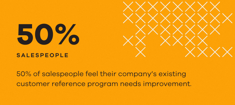 What Makes a Good Customer Reference Stats Example #6