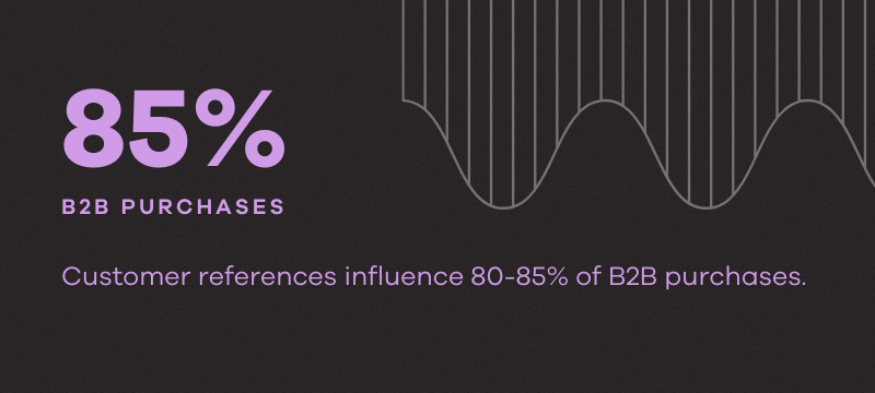What Makes a Good Customer Reference Statistic Example #1