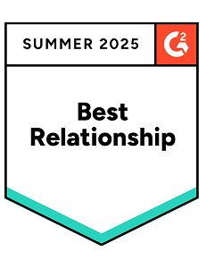 Upland Best Relationship Summer 2025 G2 Badge